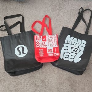 Bundle Of Lululemon Reusable Totes